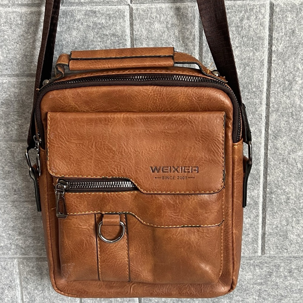 WEIXIER Small Crossbody/Shoulder/Messenger Mens Bag For Everyday Travel